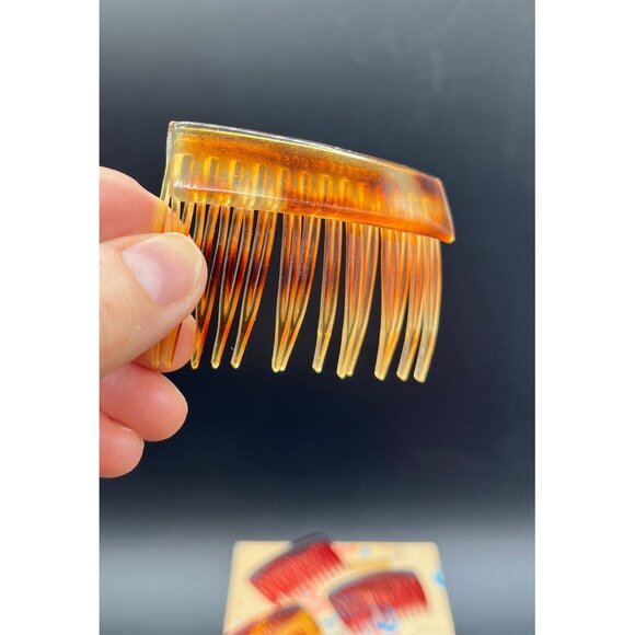 Vintage Retro Hair Combs 14 | Side Combs Hong Kong France USA Vintage Box - Picture 9 of 11
